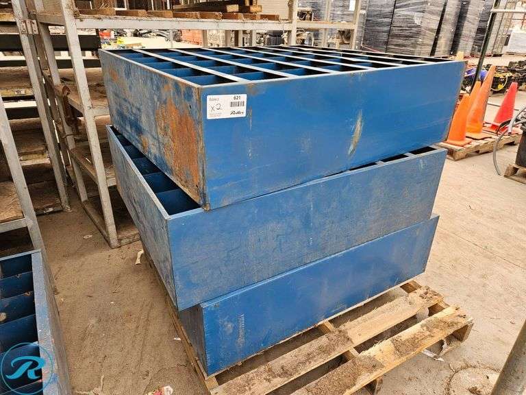 (6) Steel Parts Bins - Roller Auctions
