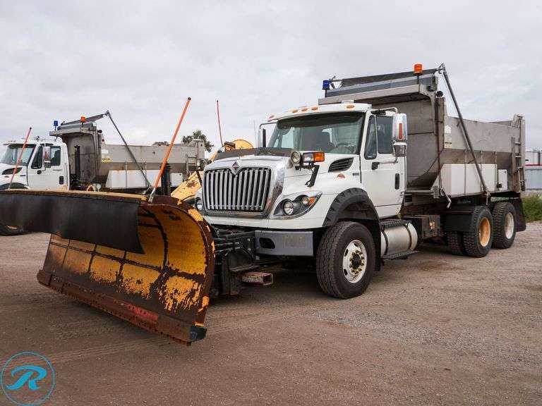 2013  International  WorkStar 7600  T/A  Plow/Sander Truck