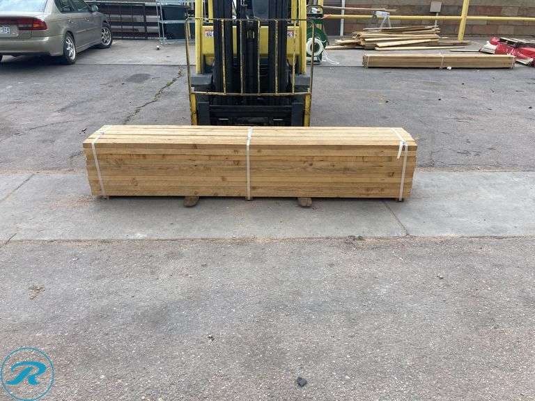 (50) Cedar Lumber 2"  x 4" x 8ft - Roller Auctions