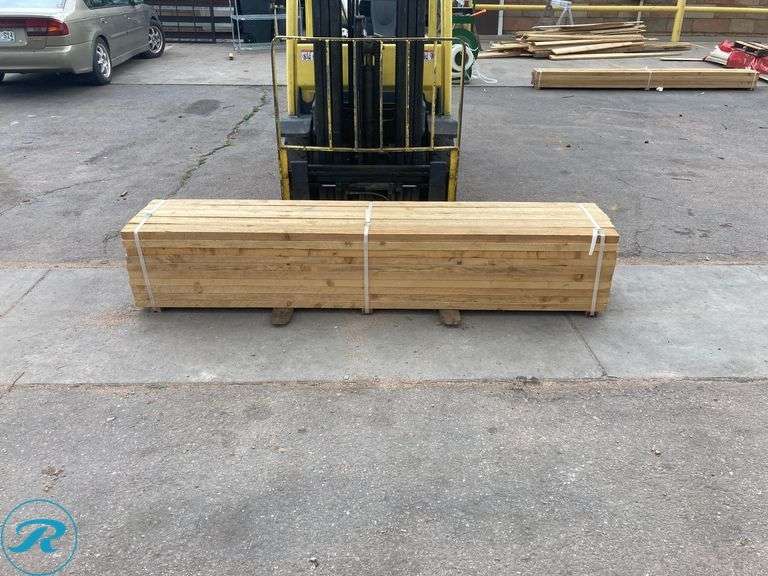 (50) Cedar Lumber 2"  x 4" x 8ft - Roller Auctions