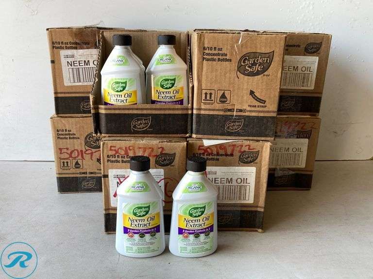 (72) New- Garden Safeneem Oil Extract 10.0 fl oz Concentrate Garden Insect Killer (total of approx 72 items) - Roller Auctions