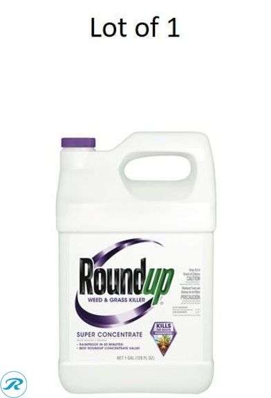 (18) New- (4) ORTHO GroundClear Year Long 1.33 -Gallon Ready to Use Pre-Emergent Weed and Grass Killer (4) Spectracide Extended Control Flip Go 64 -fl oz Ready to Use Pre-Emergent Weed and Grass Killer (9) Roundup Max Control 365 32 -oz Concentrate Pre-Emergent Weed and Grass Killer (1) Roundup Super 1 -Gallon Concentrate Weed and grass killer (Total of 18 items) (More $800 retail price) - Roller Auctions