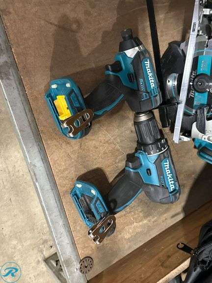 (3) Makita 18V Power Tools With Bag - Roller Auctions