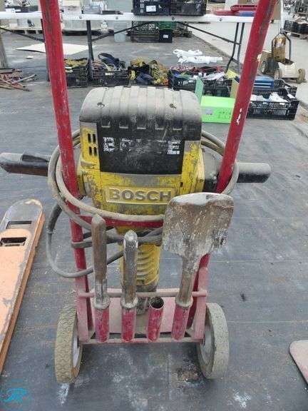 Bosch Electric Jackhammer With Dolly and Bits - Roller Auctions