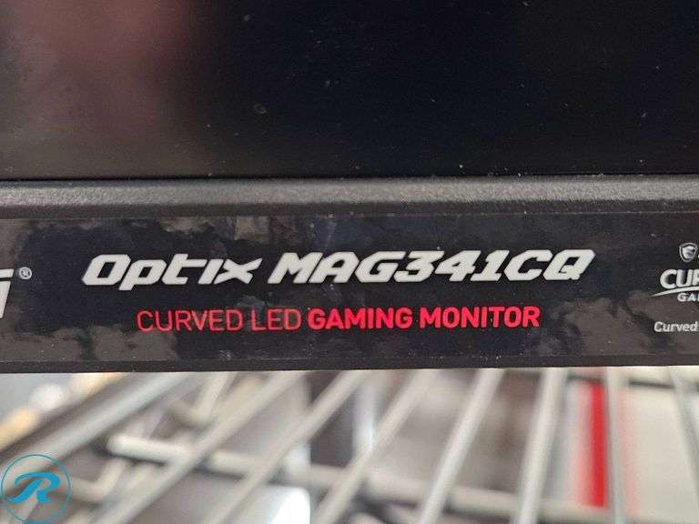 (2) MSI Optix MAG341CQ Curved LED Gaming Monitors - Roller Auctions