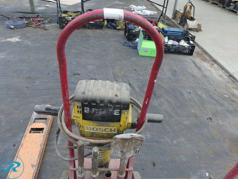 Bosch Electric Jackhammer With Dolly and Bits - Roller Auctions
