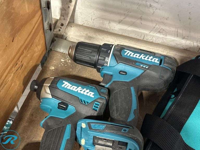 Makita XDT13 Impact Driver and XFD10 Drill with Bag, 18V - Roller Auctions