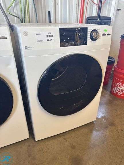 GE Model GFD14ESSNWW Front-Load Electric Dryer