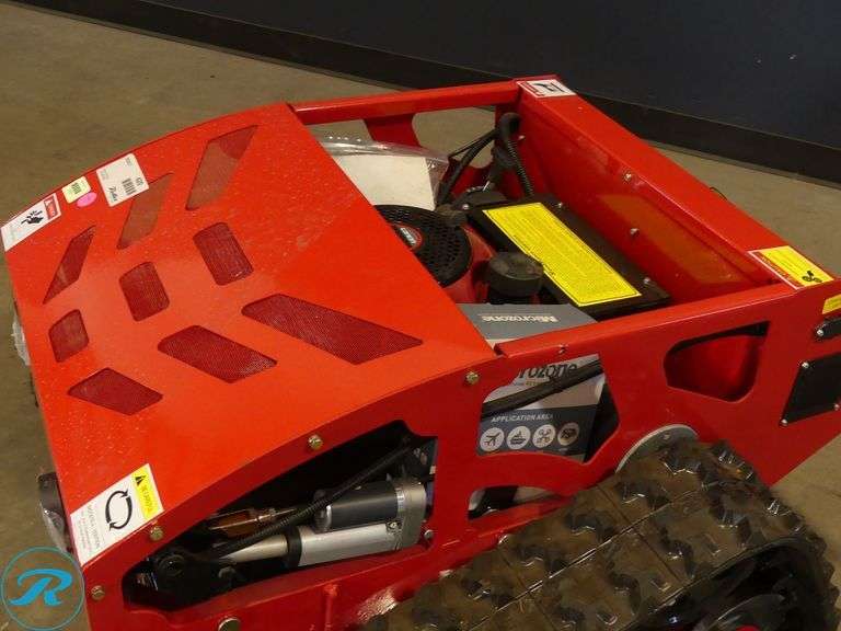 New 2025 MMS 750 Remote Control Crawler Lawn Mower - Roller Auctions