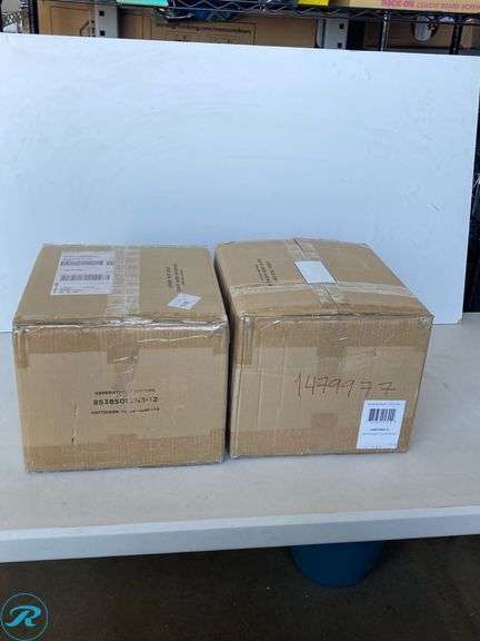 (2) New- Generation Lighting Crittenden 1 -Light 8.5-in H Satin Black Hardwired Dark Sky Outdoor Wall Light (total of 2) - Roller Auctions