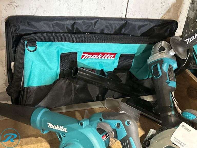 (6) Makita 18V Power Tools With Bag - Roller Auctions