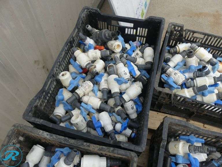 (4) Trays of Ball Valves - Roller Auctions