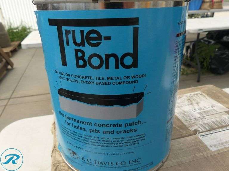 Box of True-Bond Epoxy-Based Concrete Patch, Grey - Roller Auctions
