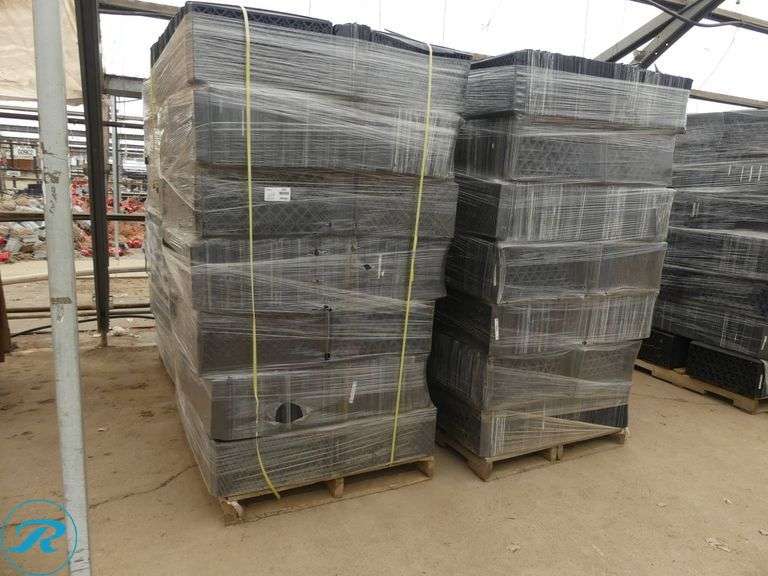 (4) Pallets of Plastic Nursery Trays - Roller Auctions