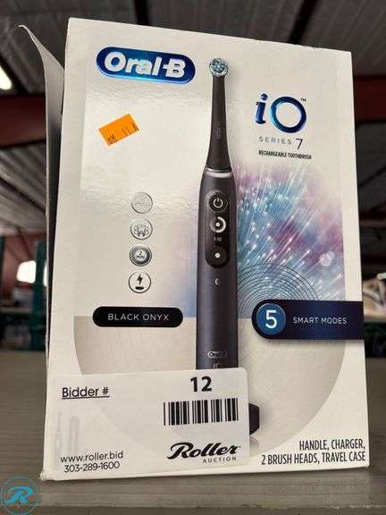 Oral-B iO Series 7 Electric Toothbrush, Black Onyx