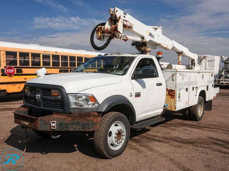 2012 Dodge Ram 5500 Heavy Duty 4WD Bucket Truck - Roller Auctions