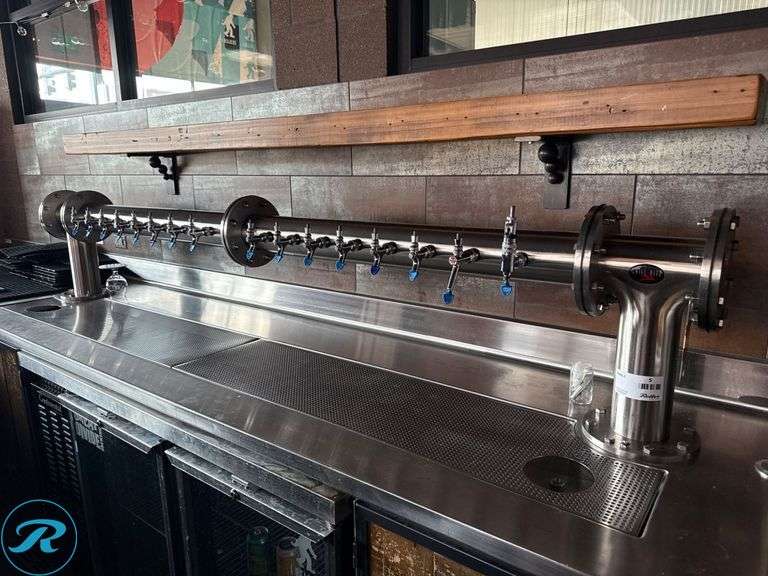 16-Taps Chill-Rite 32 Stainless Steel Draft Beer Tower