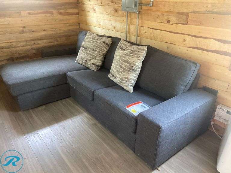 (1) Sofa Set for living room with 2 pillows - Roller Auctions