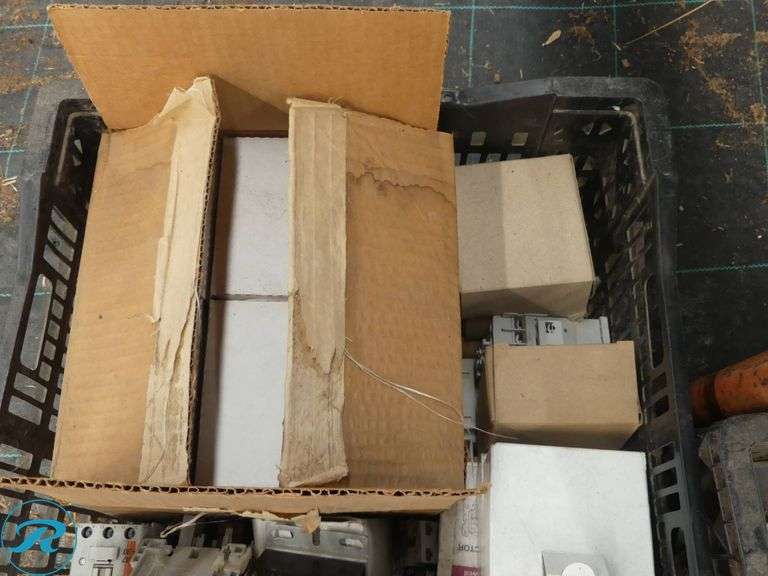(2) Trays of Assorted Electrical Components and Relays - Roller Auctions