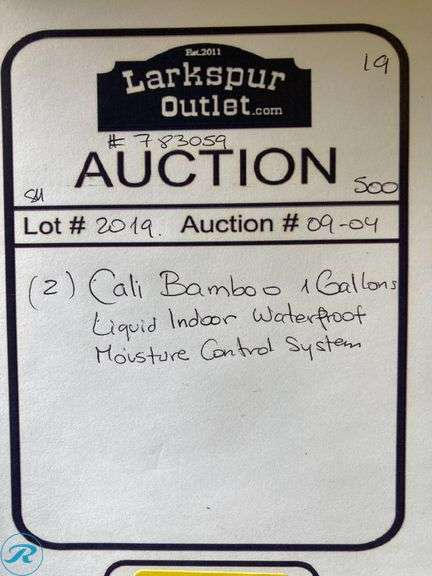 (2) new-Cali Bamboo 1 Gallon(s) Liquid Indoor Waterproof Moisture control system (Total of 2) - Roller Auctions