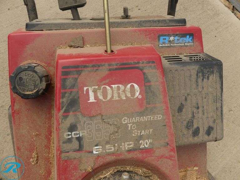 Toro CCR3650 Power Curve 20″ Gas Snowblower, 6.5HP (Been Sitting, Unable to Start) - Roller Auctions