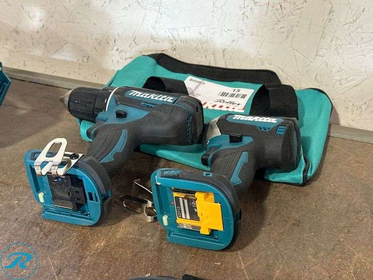 Makita XFD10 Drill and XDT13 Impact Driver With Bag, 18V