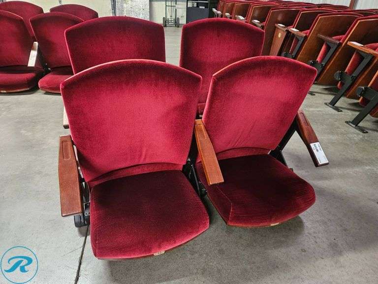 (4) Gates Concert Hall Wall Mount Seats From University of Denver
