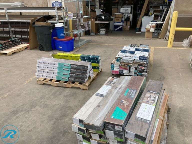 (3) New- Assorted pallets of flooring tile (please see photos different models) - Roller Auctions