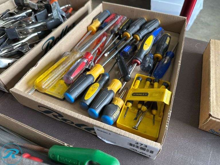 Tray of Screwdrivers