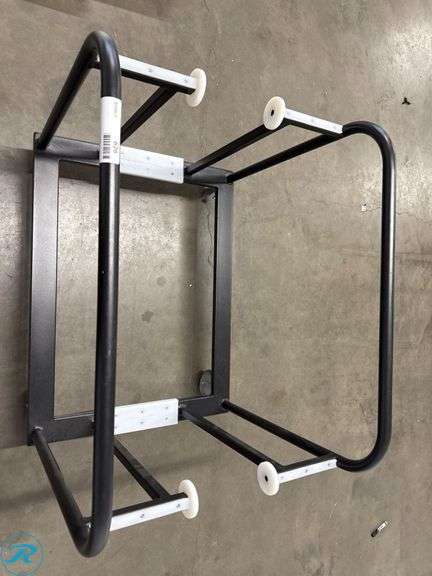 Metal Material Handling Cart with Casters - Roller Auctions