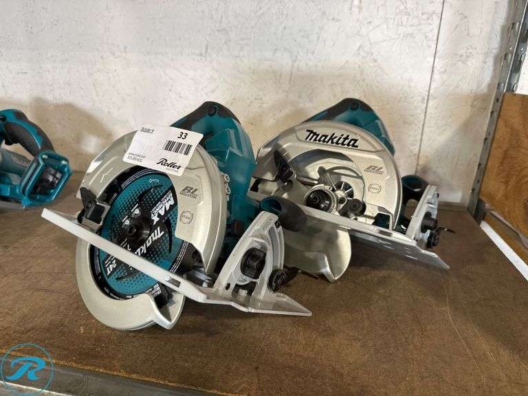 (2) Makita XSH06 36V Circular Saws