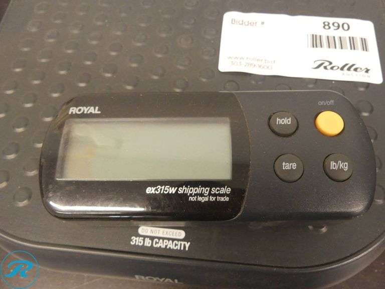 Royal EX315W Shipping Scale, 315 lb Capacity - Roller Auctions