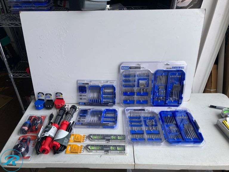 (13) New- Assorted Tool Supply Kit (total 13 items) - Roller Auctions