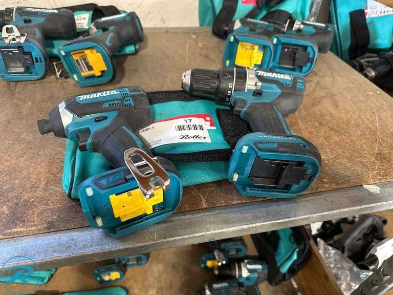 Makita XDT11 Impact Driver and XPH12 Drill With Bag, 18V