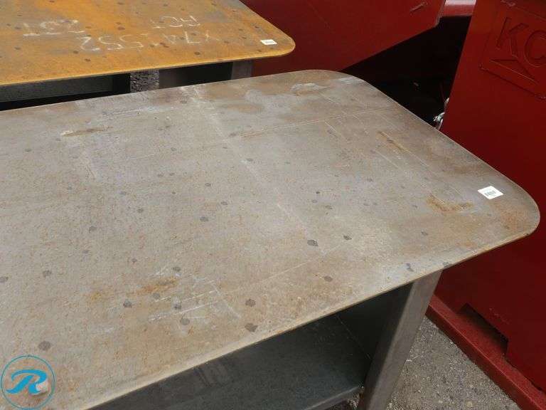 New Kit Containers Steel Welding Table, 57" x 30" - Roller Auctions