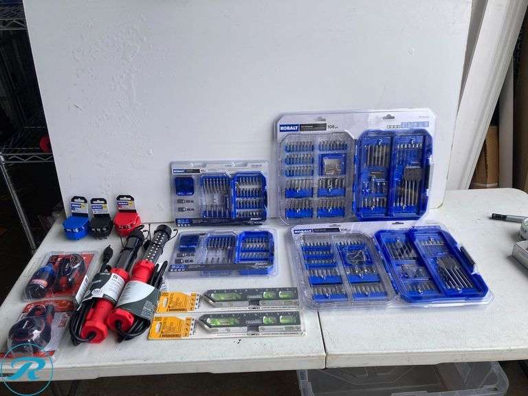 (13) New- Assorted Tool Supply Kit (total 13 items) - Roller Auctions