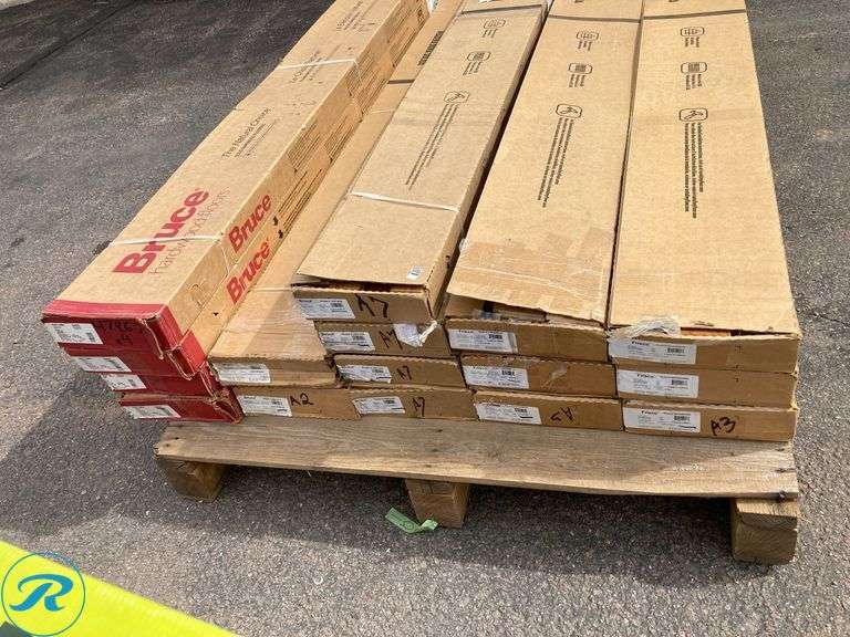(1) New- Assorted pallet of flooring (see photos for different style /models) - Roller Auctions