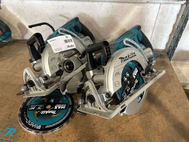 (2) Makita XSR01 36V Circular Saws