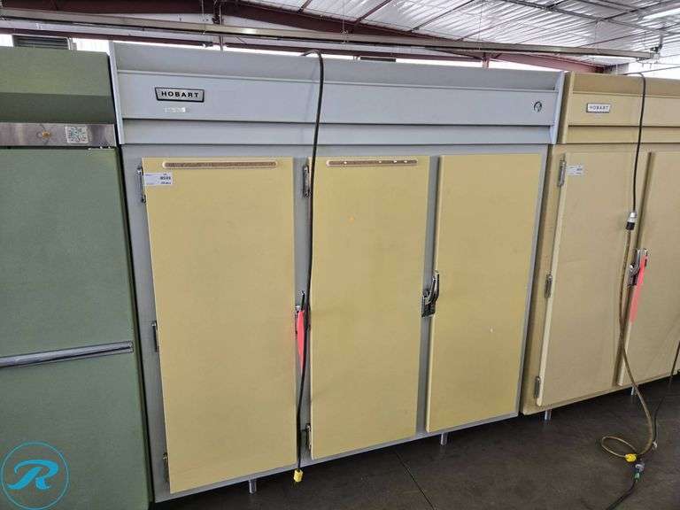 Hobart KV3 Commercial 3-Door Refrigerator, Electric