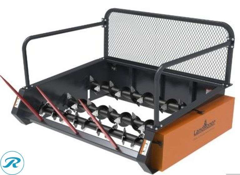 New Land Honor LHR-RBP-13-72W Hydraulic Round Bale Processor to Fit Skid Steer Loader - Roller Auctions