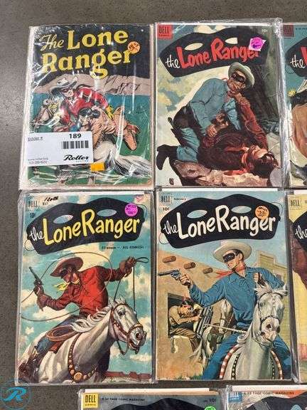 (14) ‘The Lone Ranger’ Comics by Dell Publishing - Roller Auctions