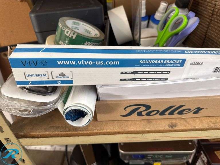 Office and Home Supplies with VIVO Soundbar Bracket - Roller Auctions