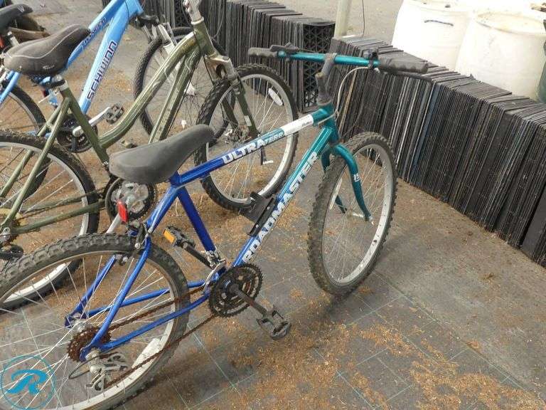 (3) Mountain Bikes Including Huffy, Roadmaster, and Schwinn - Roller Auctions