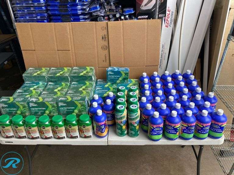 (100+) New- Assorted Plant Food (100+ items approx more then $1400 retail price) - Roller Auctions