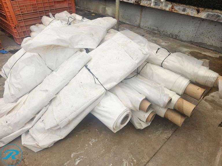 BPI Agriculture S4 W55 White Agricultural Mulch Film Rolls - Roller Auctions