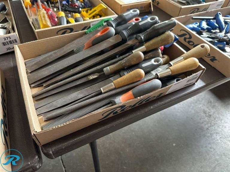 Tray of Assorted Hand Files