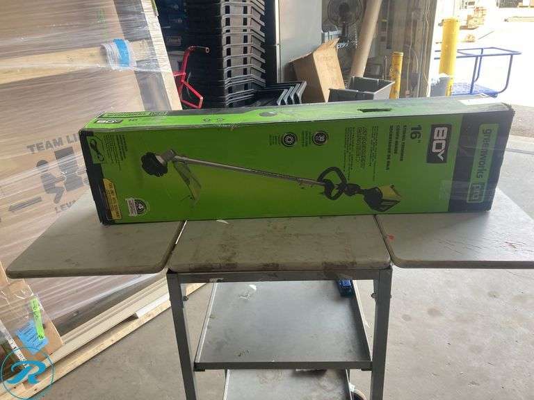 (1) New- Greenworks Pro 80-volt max 16-in Straight Shaft Attachment Capable Battery String Trimmer (total of 1) - Roller Auctions