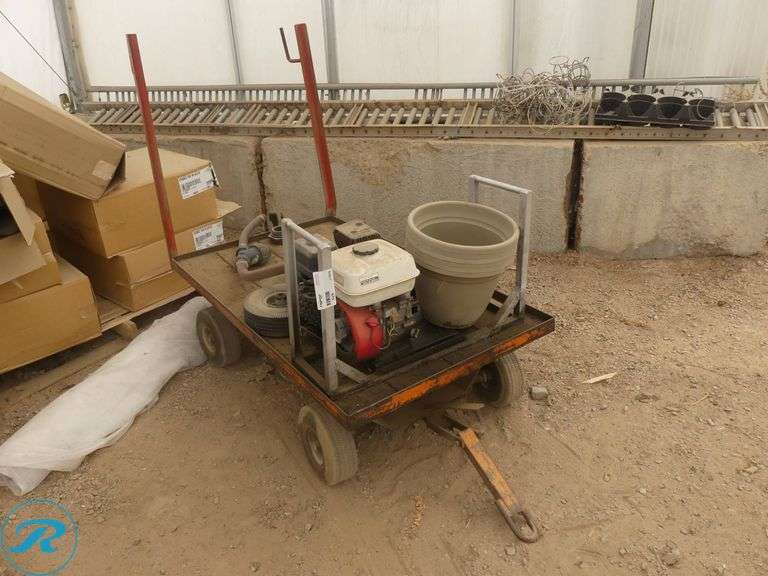 Utility Cart With Gas Engine (Engine Inoperable) - Roller Auctions