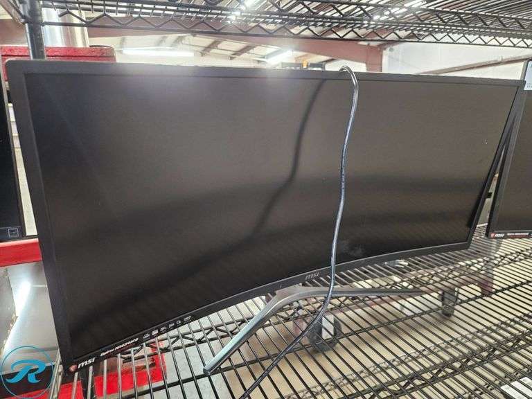 (2) MSI Optix MAG341CQ Curved LED Gaming Monitors - Roller Auctions