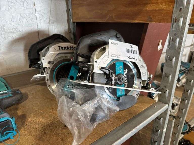 (2) Makita XSH04 18V Circular Saws